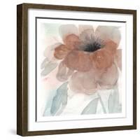 Rustic Peony I-Beverly Dyer-Framed Art Print