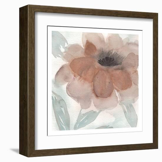 Rustic Peony II-Beverly Dyer-Framed Art Print