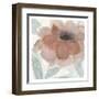 Rustic Peony II-Beverly Dyer-Framed Art Print