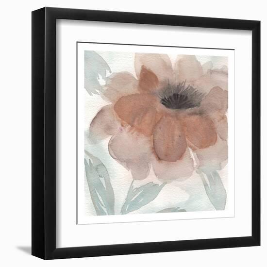 Rustic Peony II-Beverly Dyer-Framed Art Print