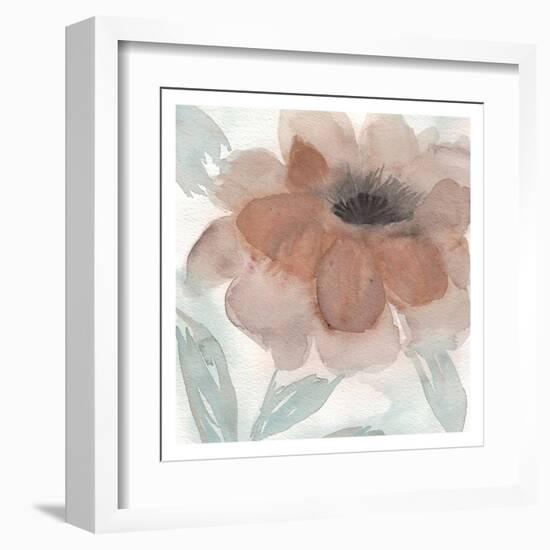 Rustic Peony II-Beverly Dyer-Framed Art Print