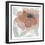 Rustic Peony II-Beverly Dyer-Framed Art Print