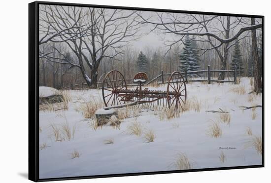 Rustic Rake-Bruce Dumas-Framed Stretched Canvas