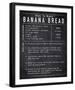 Rustic Recipe - Banana Bread-Tom Frazier-Framed Giclee Print