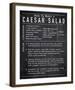 Rustic Recipe - Caesar Salad-Tom Frazier-Framed Giclee Print