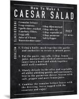 Rustic Recipe - Caesar Salad-Tom Frazier-Mounted Giclee Print