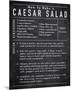 Rustic Recipe - Caesar Salad-Tom Frazier-Mounted Giclee Print