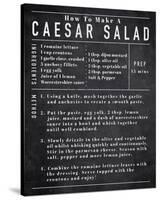 Rustic Recipe - Caesar Salad-Tom Frazier-Stretched Canvas