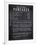 Rustic Recipe - Pancakes-Tom Frazier-Framed Giclee Print