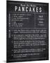 Rustic Recipe - Pancakes-Tom Frazier-Mounted Giclee Print