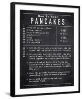 Rustic Recipe - Pancakes-Tom Frazier-Framed Giclee Print