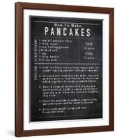 Rustic Recipe - Pancakes-Tom Frazier-Framed Giclee Print