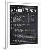 Rustic Recipe - Pizza-Tom Frazier-Framed Giclee Print