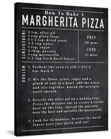 Rustic Recipe - Pizza-Tom Frazier-Stretched Canvas