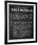 Rustic Recipe - Veggie Meatballs-Tom Frazier-Framed Giclee Print