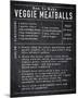 Rustic Recipe - Veggie Meatballs-Tom Frazier-Mounted Giclee Print