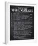 Rustic Recipe - Veggie Meatballs-Tom Frazier-Framed Giclee Print