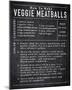 Rustic Recipe - Veggie Meatballs-Tom Frazier-Mounted Giclee Print