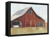 Rustic Red Barn I-Ethan Harper-Framed Stretched Canvas