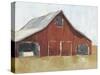 Rustic Red Barn I-Ethan Harper-Stretched Canvas