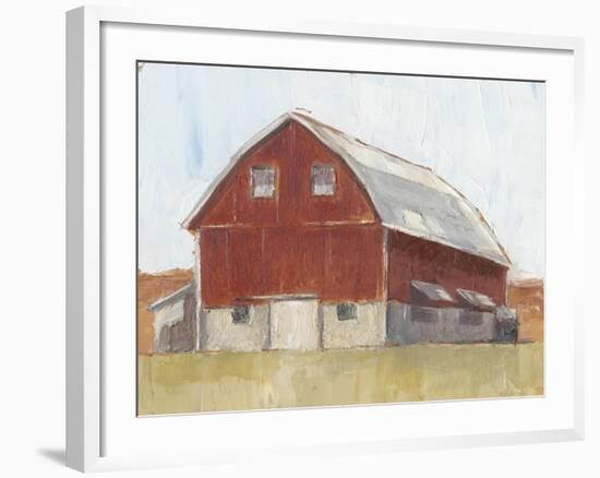 Rustic Red Barn II-Ethan Harper-Framed Art Print