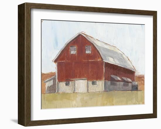 Rustic Red Barn II-Ethan Harper-Framed Art Print