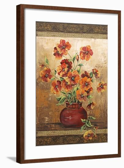 Rustic Red Poppies-Jean Plout-Framed Giclee Print