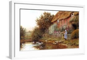 Rustic Retreat-Arthur Claude Strachan-Framed Art Print