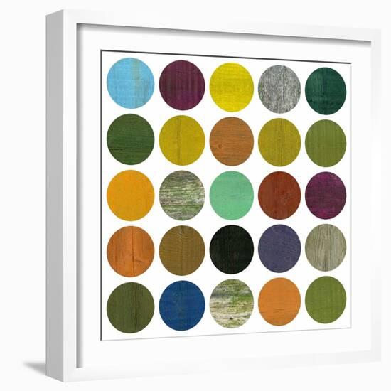 Rustic Rounds 4.0-Michelle Calkins-Framed Art Print