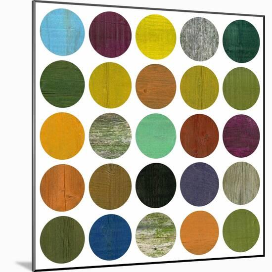 Rustic Rounds 4.0-Michelle Calkins-Mounted Art Print