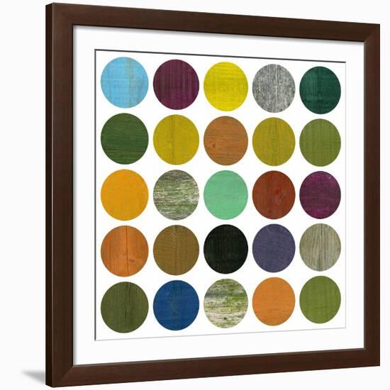 Rustic Rounds 4.0-Michelle Calkins-Framed Art Print