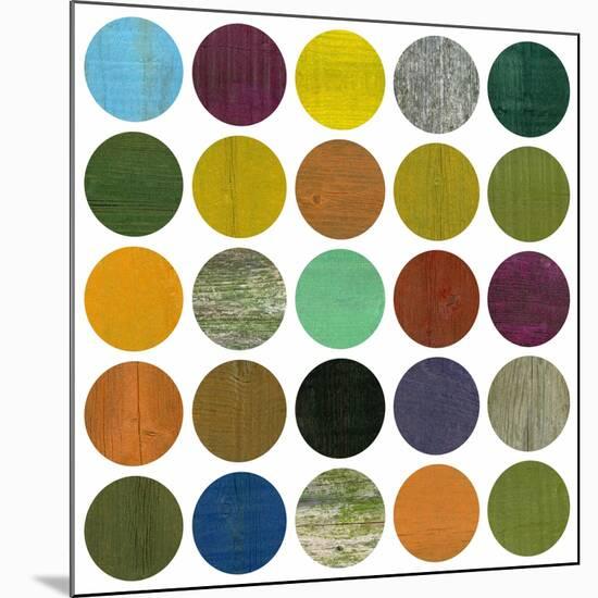 Rustic Rounds 4.0-Michelle Calkins-Mounted Art Print