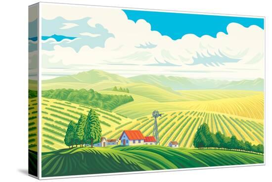 Stretched Canvas Print, , large