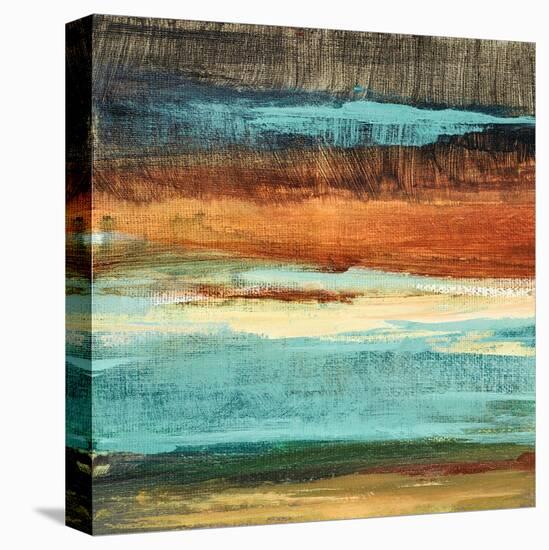 Rustic Sea Square II-Lanie Loreth-Stretched Canvas