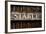 Rustic Stable Sign-Mr Doomits-Framed Photographic Print