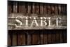 Rustic Stable Sign-Mr Doomits-Mounted Photographic Print