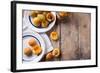 Rustic Still Life with Apricots-manera-Framed Photographic Print