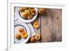 Rustic Still Life with Apricots-manera-Framed Photographic Print