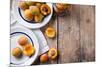 Rustic Still Life with Apricots-manera-Mounted Photographic Print