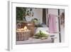 Rustic Still Life with Potatoes and Cabbage in Front of Farmhouse-Eising Studio - Food Photo and Video-Framed Photographic Print