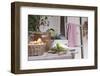 Rustic Still Life with Potatoes and Cabbage in Front of Farmhouse-Eising Studio - Food Photo and Video-Framed Photographic Print