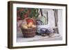 Rustic Still Life with Potatoes and Cabbage in Front of Farmhouse-Eising Studio - Food Photo and Video-Framed Photographic Print