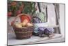 Rustic Still Life with Potatoes and Cabbage in Front of Farmhouse-Eising Studio - Food Photo and Video-Mounted Photographic Print