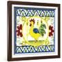 Rustic Tile V-Chariklia Zarris-Framed Art Print