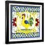 Rustic Tile V-Chariklia Zarris-Framed Art Print