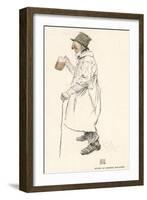 Rustic Type Drinks Beer-George Belcher-Framed Art Print