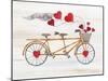 Rustic Valentine Bicycle-Kathleen Parr McKenna-Mounted Art Print