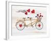 Rustic Valentine Bicycle-Kathleen Parr McKenna-Framed Art Print