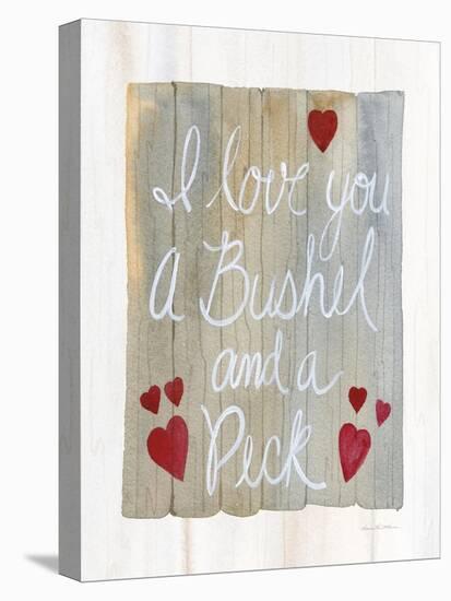Rustic Valentine Bushel and a Peck-Kathleen Parr McKenna-Stretched Canvas
