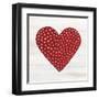 Rustic Valentine Heart I-Kathleen Parr McKenna-Framed Art Print